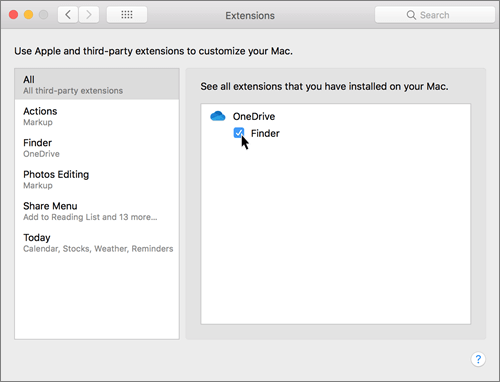 mac onedrive for business error